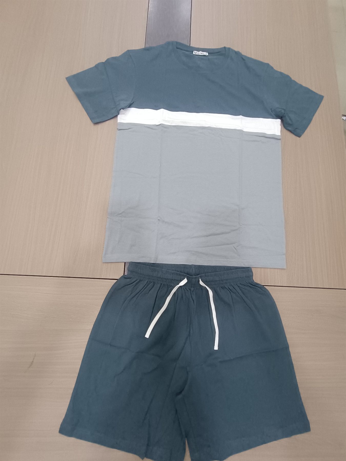 Menswear knit apparel product sample