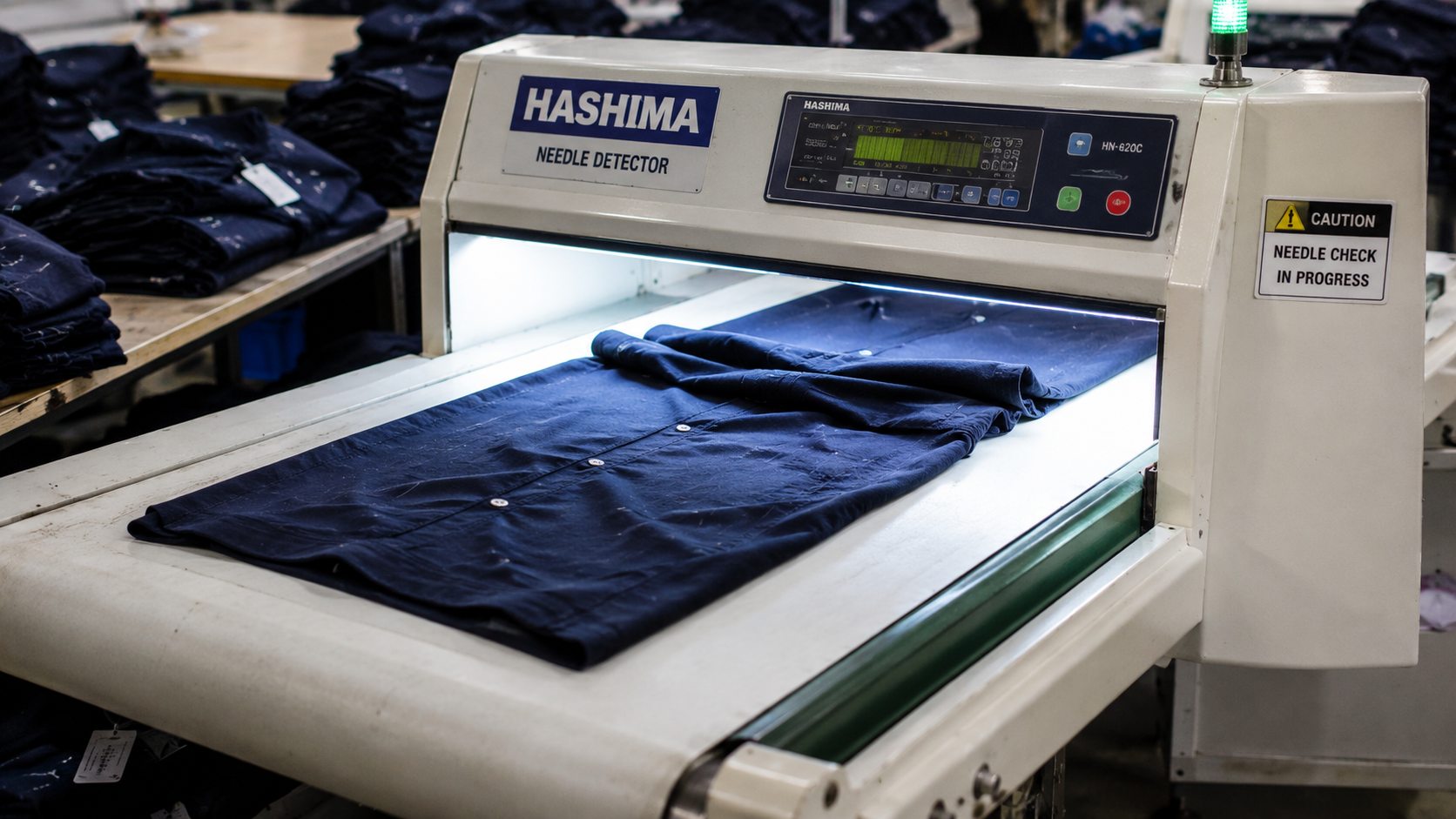 Garment steam finishing process in production